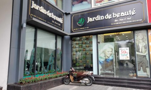 Cho thuê shophouse kinh doanh 2 mặt tiền tại Vinhomes Sky Lake, thiết kế 2 tầng. Hiện đang làm Salon Tóc 3 sao